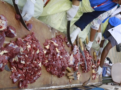 Easter Meat Distribution Program